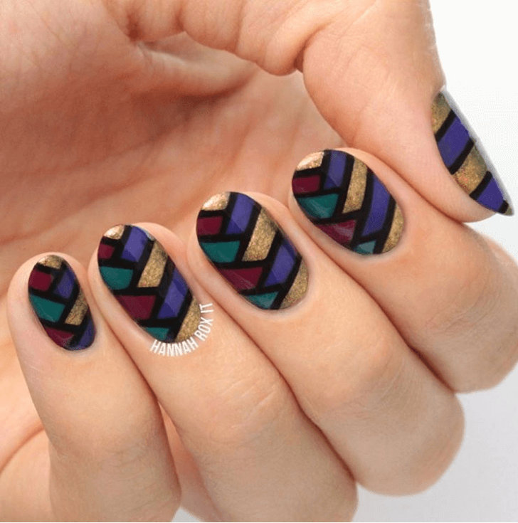 Iridescent Fishtail Nails Art Design Ideas