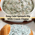 easy cold spinach creamy