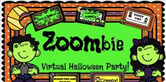 virtual Halloween party