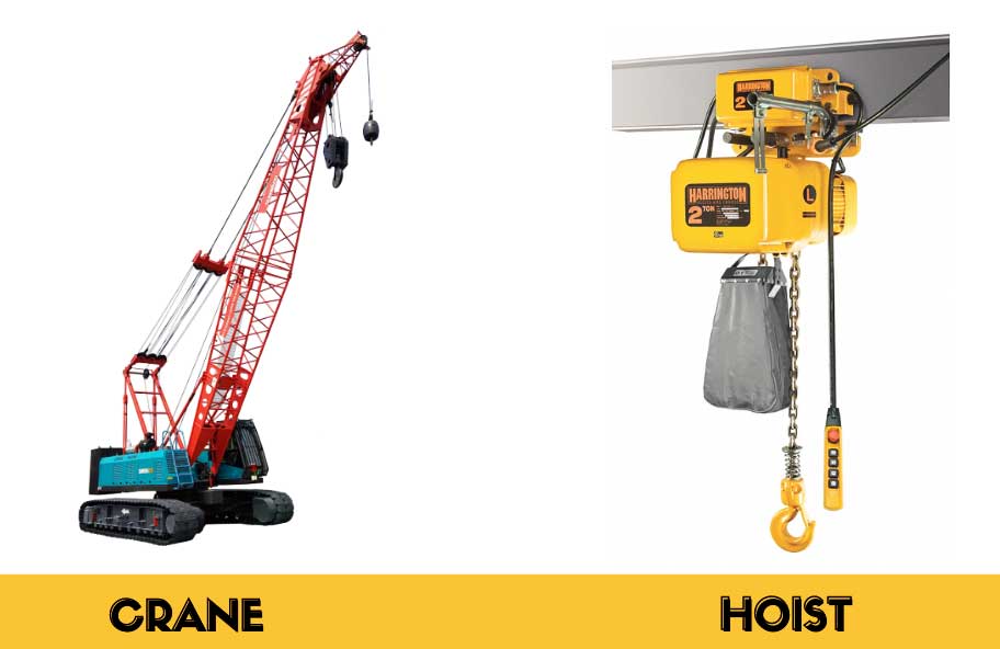 Difference Hoist and Crane