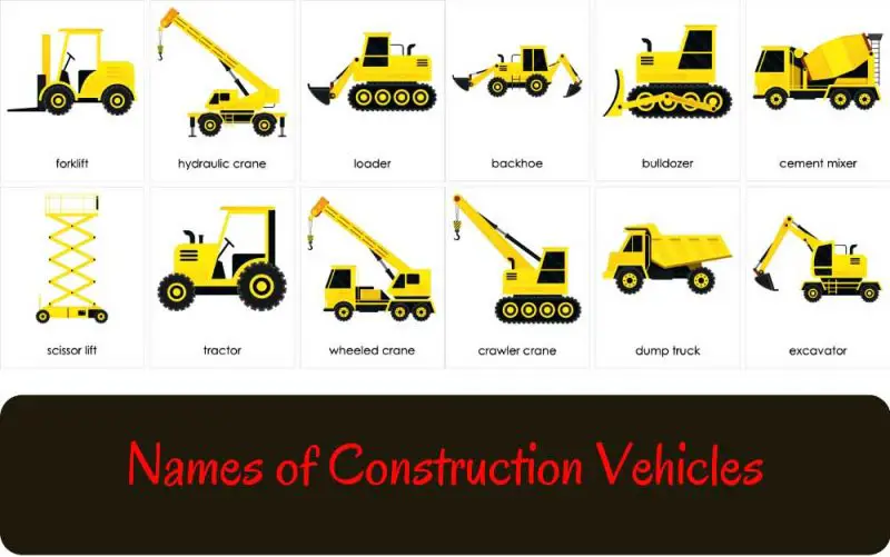 Names of Construction Vehicles