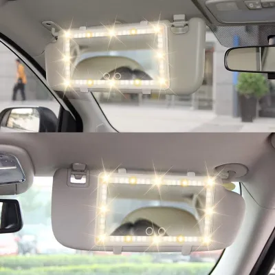 LED Sun Visor Vanity Mirror